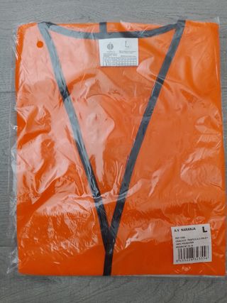 Faja de Seguridad (XL), Chaleco (L), Guantes Cuero