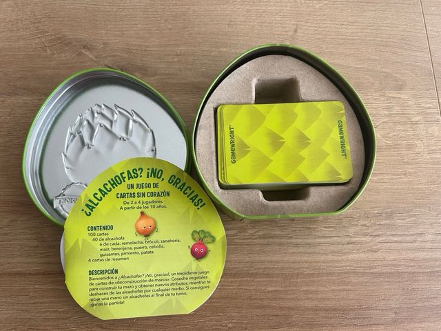 Alcachofas? ¡No, Gracias! juego cartas
