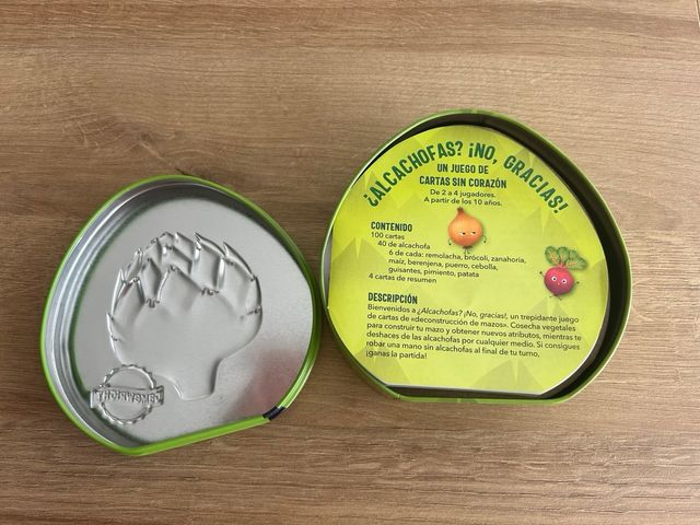 Alcachofas? ¡No, Gracias! juego cartas