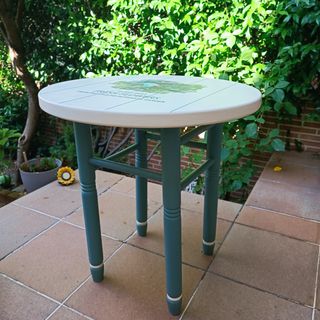 Mesa auxiliar redonda 55cm. Madera