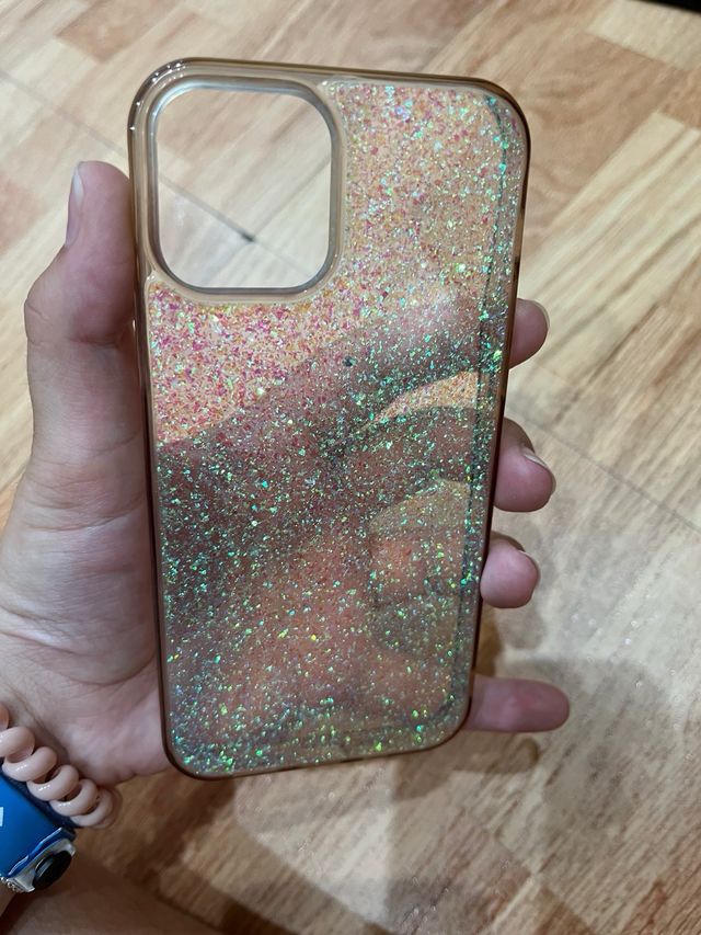 Custodia per iPhone con glitter