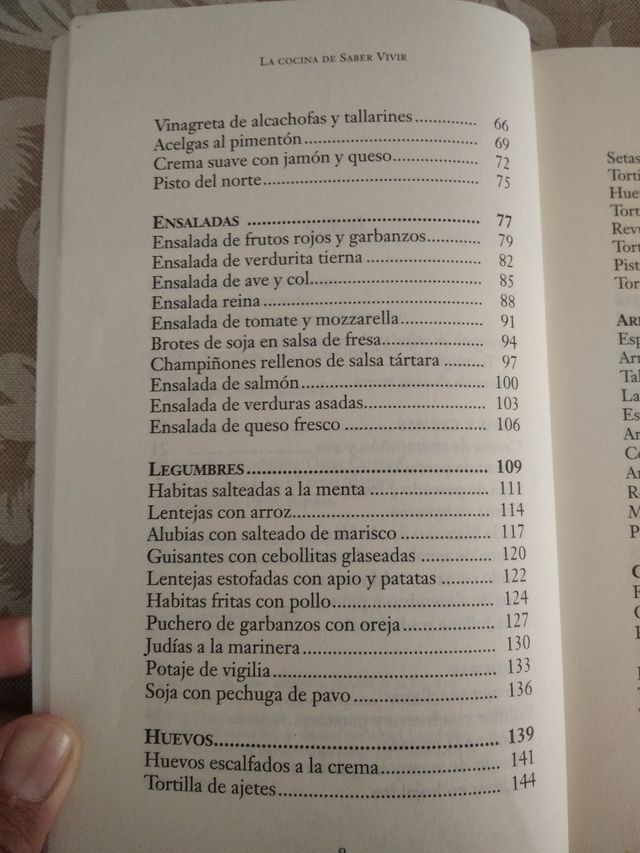 La cocina de saber vivir para comer de manera sana