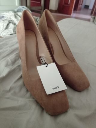 Zapatos tacones mango 41