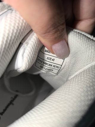 Zapatos Champion White 40