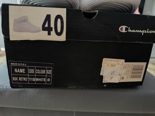 Zapatos Champion White 40