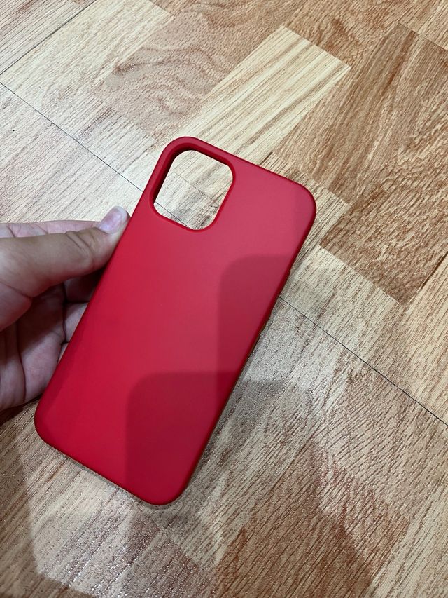 Custodia iPhone in silicone rosso