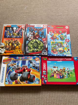 5 Puzzles Infantiles