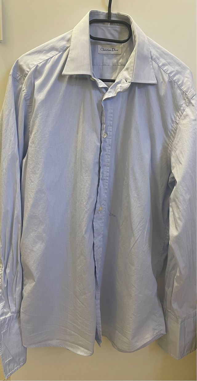 Camicia Christian Dior celeste tg.M