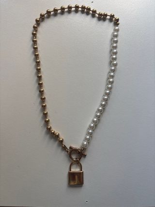 Collares plata & perlas y dorado