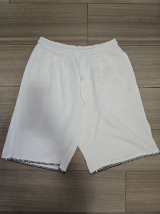 Completo Pull&Bear bianco maglietta e pantaloncino