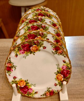 Juego de té  y Café Royal Albert Les Roses