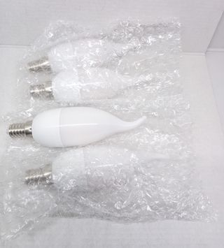 4 Lampadine E14 Fiamma tremolante/fissa Vite picc