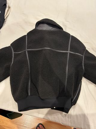 Chaqueta Zara borrego negra M