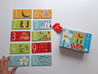 Puzzle eductivo infantil números