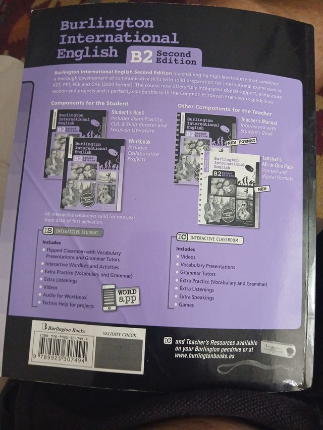 B. INTERNATIONAL ENGLISH B2 WB 2nd Edition 2021