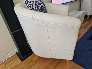 Sillón con algunos rallones de Bolígrafo negociabl