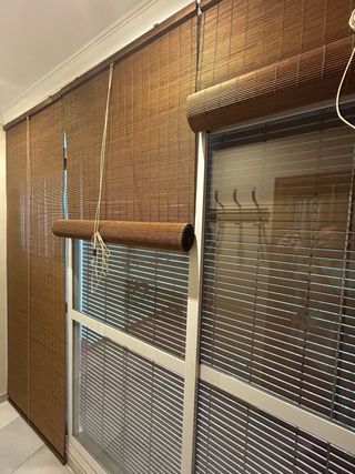 Persianas bambú color marrón de Persax(3 unidades)