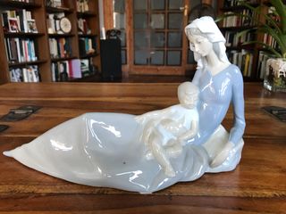 REGALO NAVIDAD!!! Figura Lladró Madre e Hijo