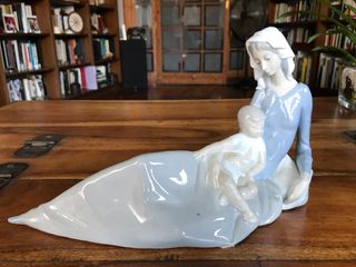REGALO NAVIDAD!!! Figura Lladró Madre e Hijo