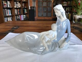 REGALO NAVIDAD!!! Figura Lladró Madre e Hijo