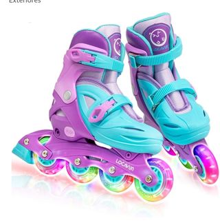 Patines en línea niña, talla ajustable 28/30