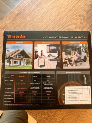 Tenda 4G03 Pro - Router Wifi 4G LTE
