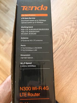 Tenda 4G03 Pro - Router Wifi 4G LTE