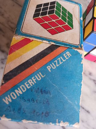 Cubo Rubik vintage anni '80