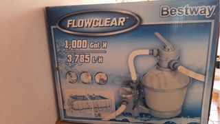 Piscina Bestway 4.57x1.22m + depuradora de arena