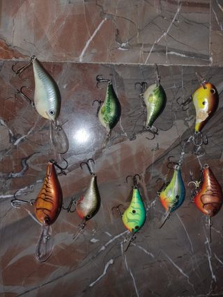 9 Señuelos Rapala DT