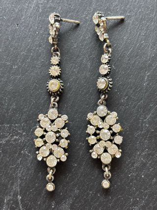 Pendientes Plata con Cristales