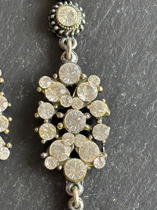 Pendientes Plata con Cristales