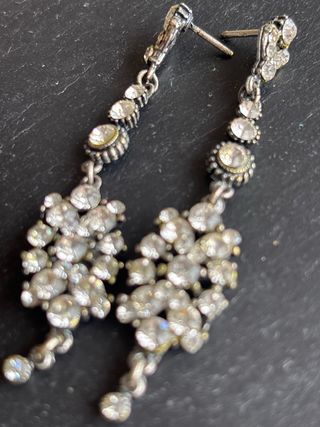 Pendientes Plata con Cristales