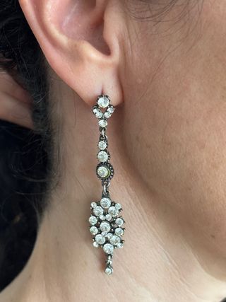 Pendientes Plata con Cristales