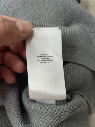 Jersey GANT gris - Talla XXL
