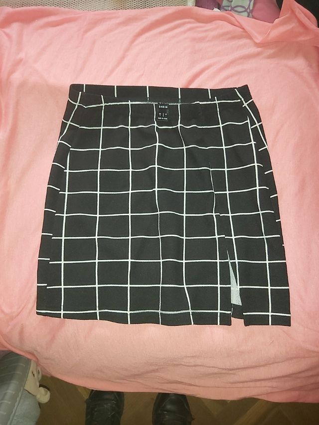 Minifalda SHEIN negra - S