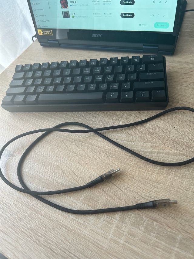 Teclado Gamer Negro con Luces