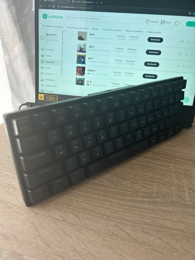 Teclado Gamer Negro con Luces