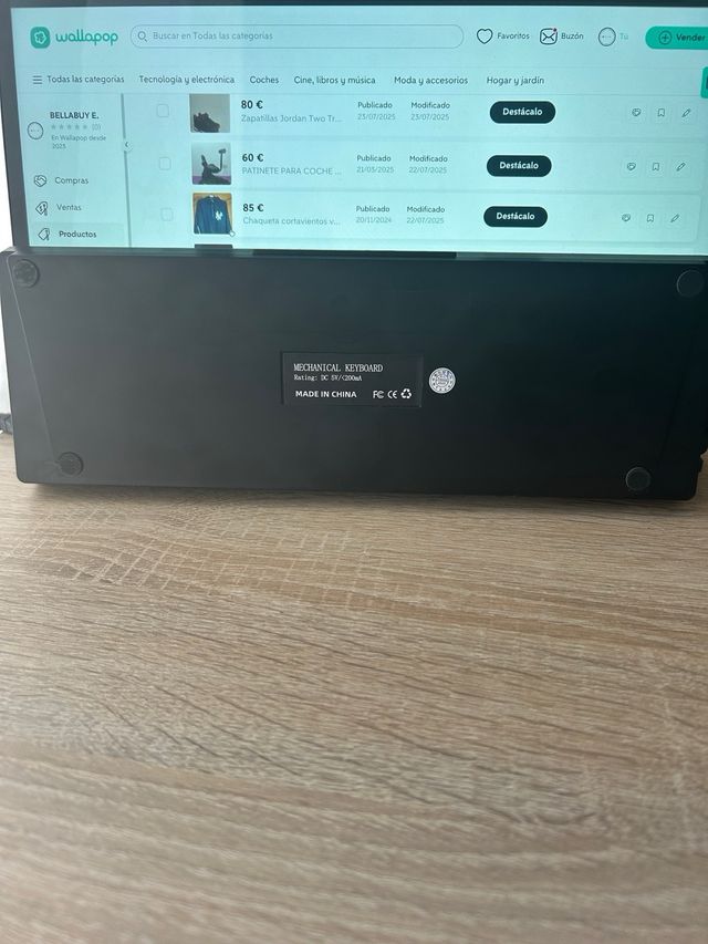 Teclado Gamer Negro con Luces