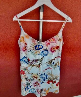 Mono corto flores - M -