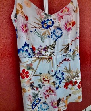 Mono corto flores - M -