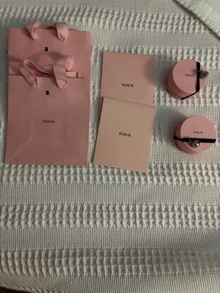 5 cajitas TOUS + tarjetas+ bolsas