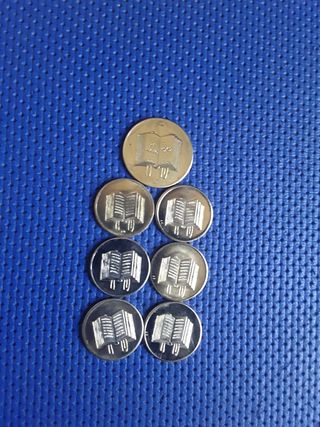 7 Medaglie dorate Commemorative
