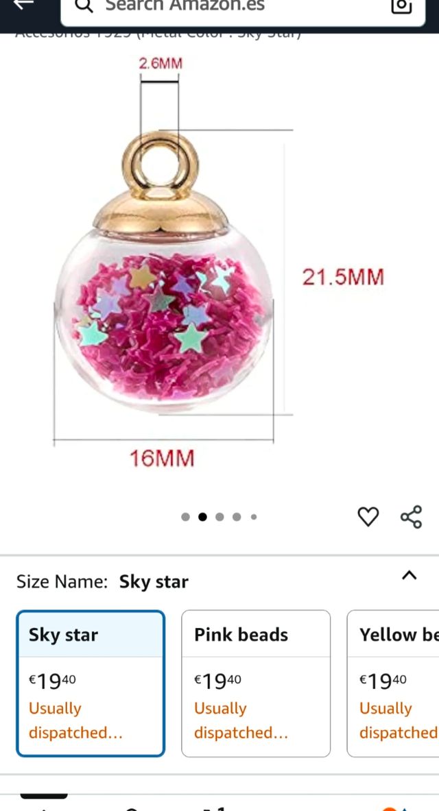 Pendientes redondos multicolor