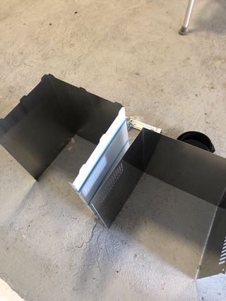 Cubre tubo campana extractora