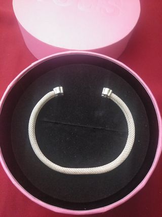 Brazalete Tous plata - 6cm