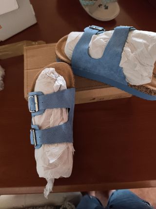 Sandalias azules