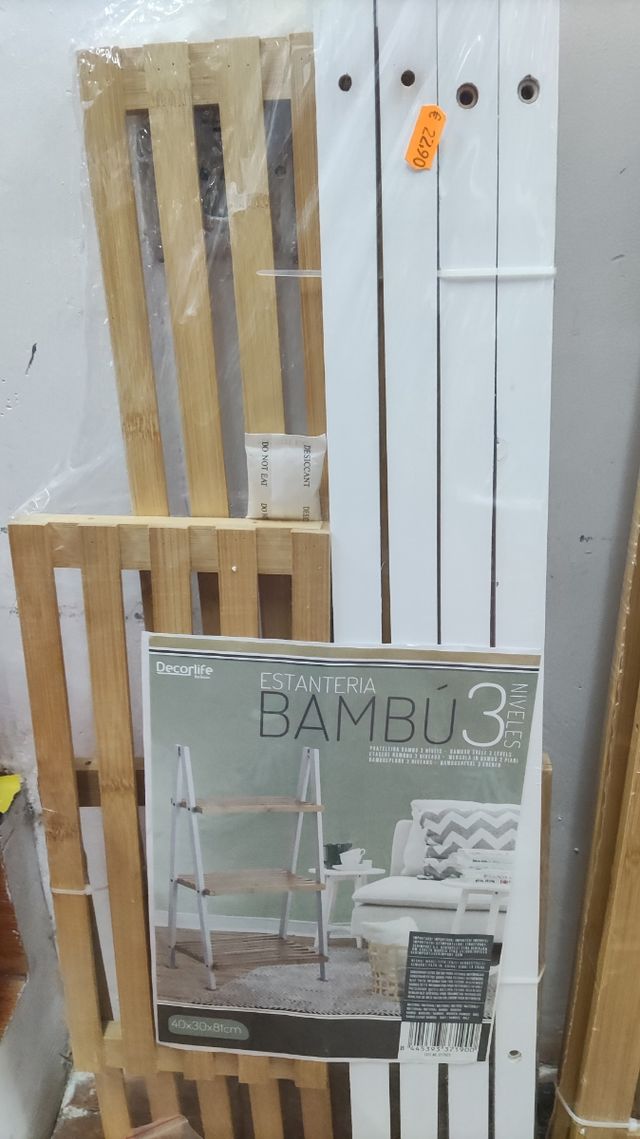 Estantería Decorliz Bambú 3 niveles