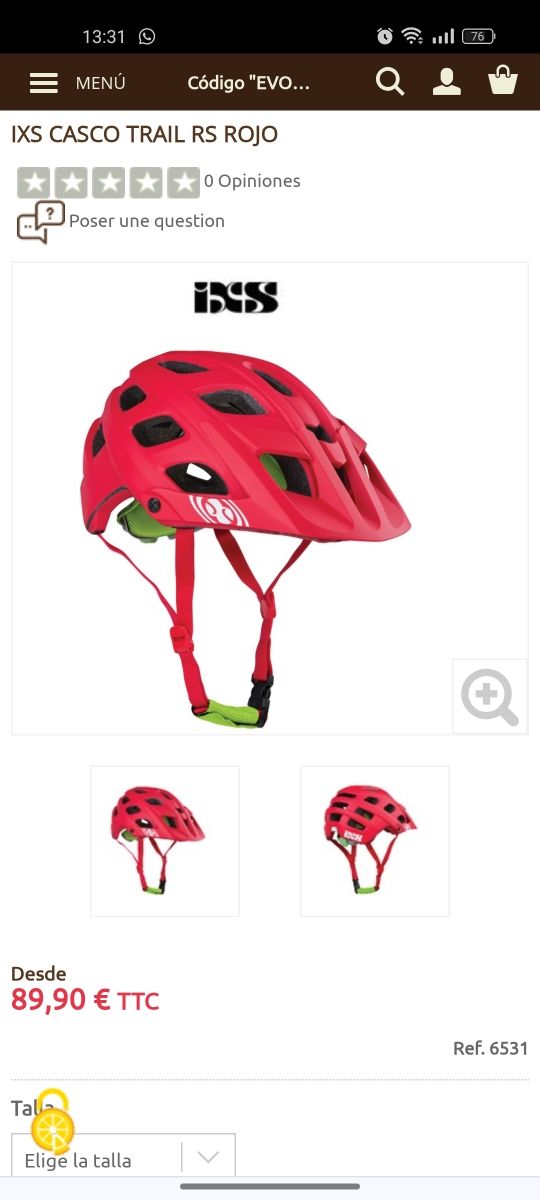 Casco MTB montaña T-M