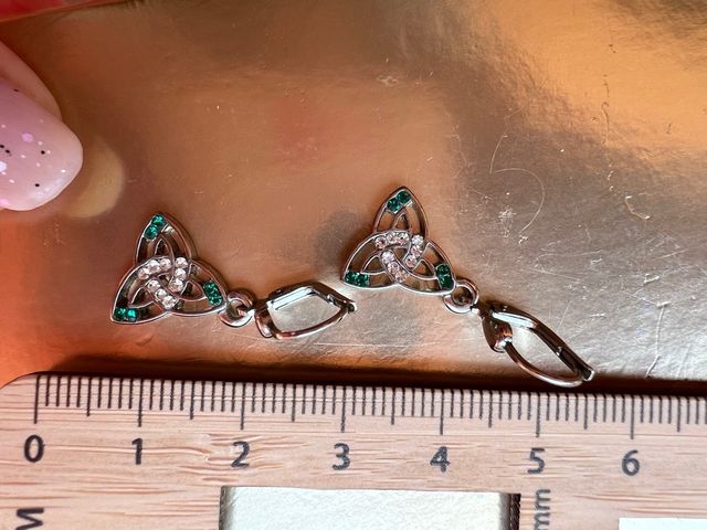 Pendientes Tréboles de Irlanda Acero Inoxidable